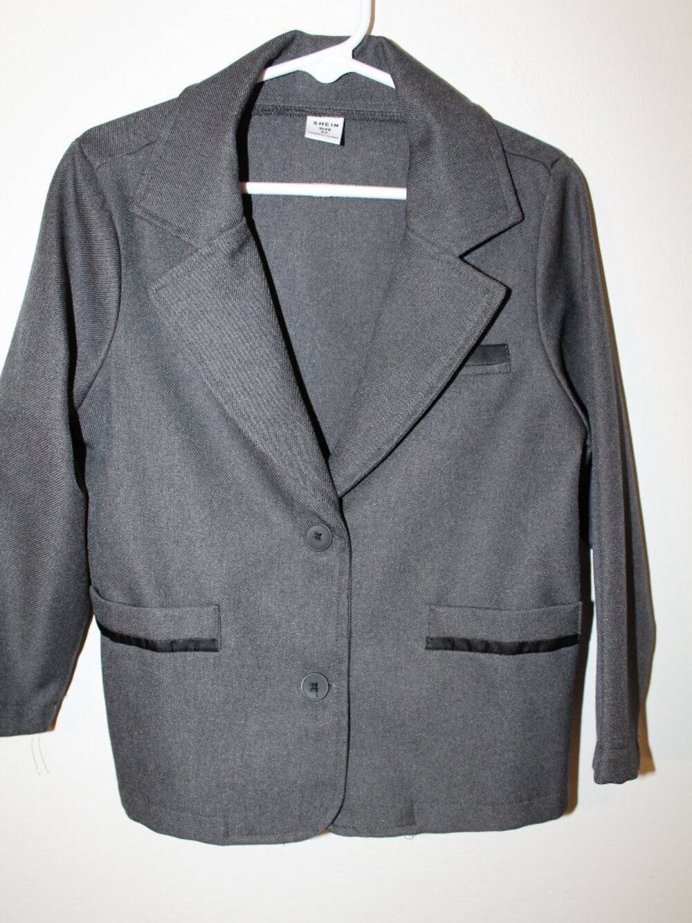 SHEIN Grey Boys Sports Coat Suit Jacket Size 5Y